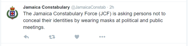 JCF tweet re masks - 9-2-16