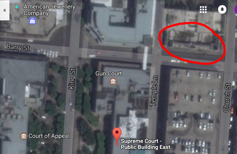 Barry Street - Kingston - Google map - highlighted